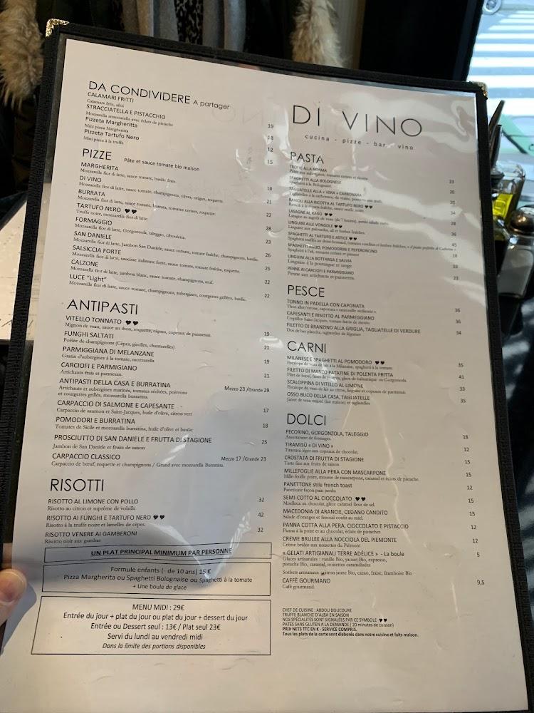 Di Vino - Menu Image 1