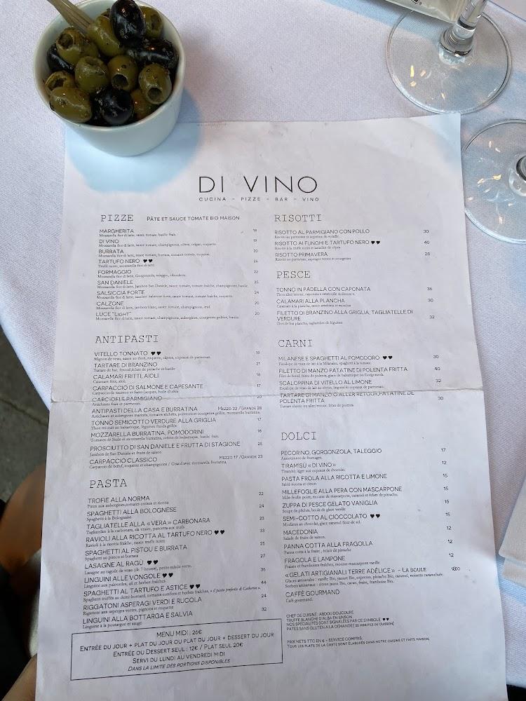Di Vino - Menu Image 3